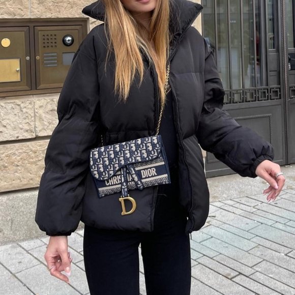 MODA ME COUTURE Jackets & Blazers - So Chic Oversized black Puffer Coat